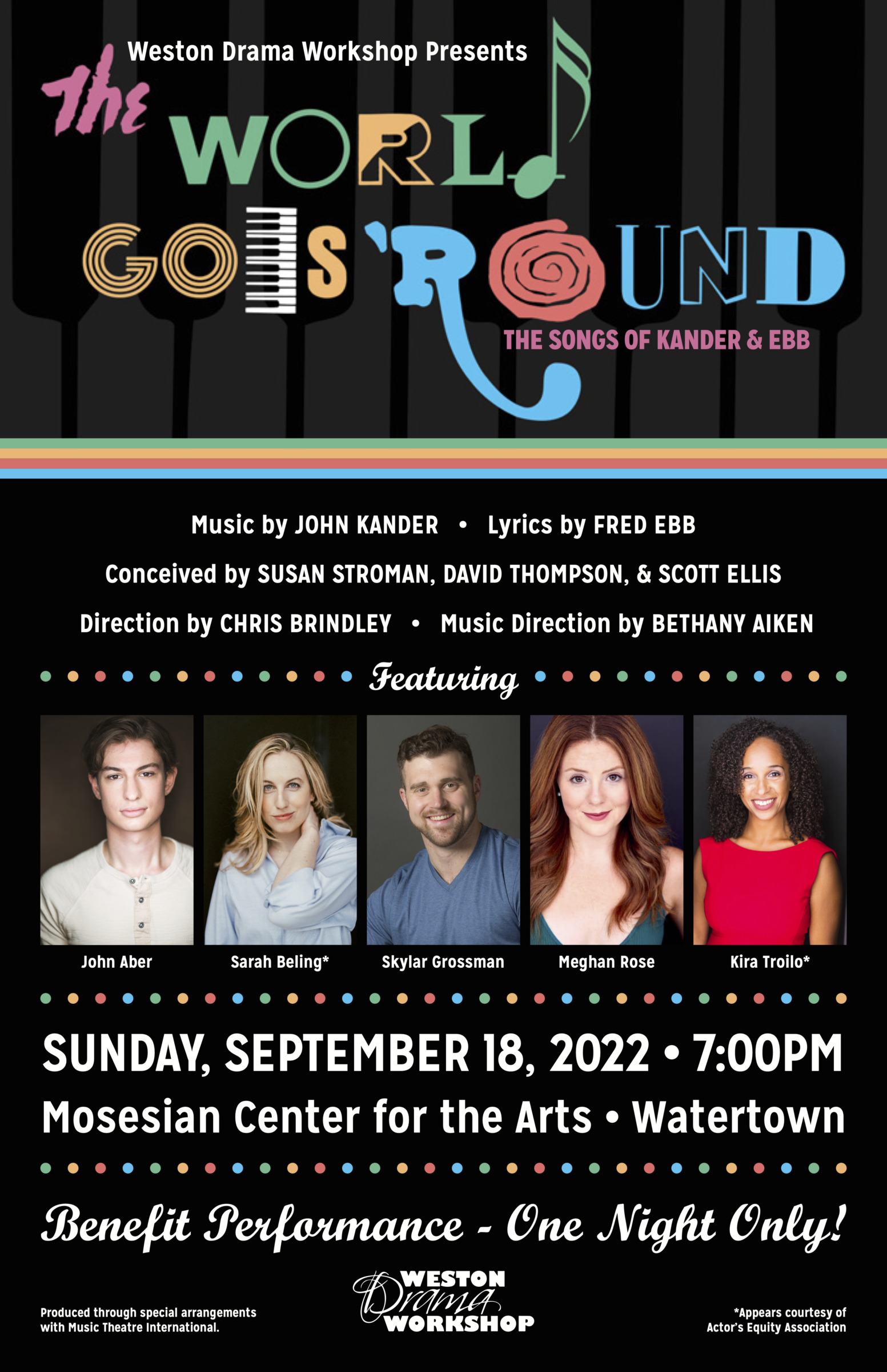 The World Goes Round Tickets – Weston Drama Workshop